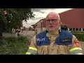 Brandweer rukt uit voor broei in uienschillen in Zeewolde.