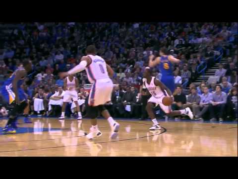 Russell Westbrook 34 points (amazing game winner) vs Warriors full highlights 2013/11/29 HD