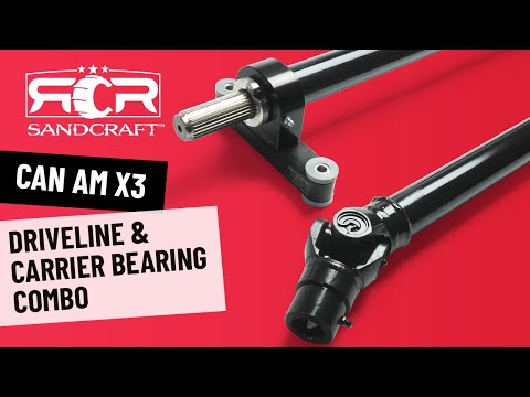 SANDCRAFT DIY Installation - Carrier Bearing & Driveline Combo - 2020 Can-Am X3