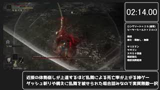 マレニア周回カンストレベル１ロングソード