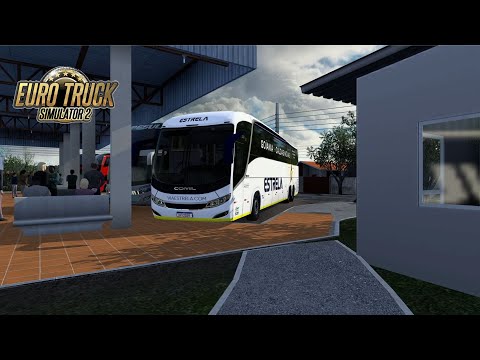 CAÇU (GO) x ACREUNA (GO) de VIAÇÃO ESTRELA COMIL 1200 - ETS2 MAPA RBR MOD BUS