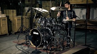 Video thumbnail for ddrum Dominion 5 Piece Kit - Trans Black by ddrum