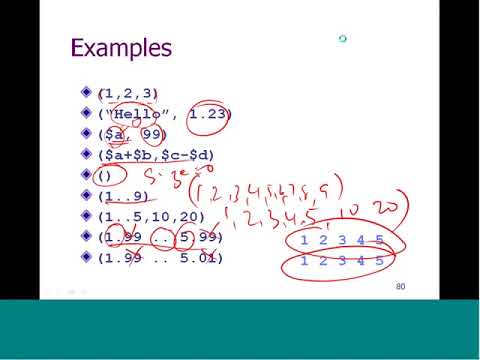 Lecture 16 Introduction to PERL 5