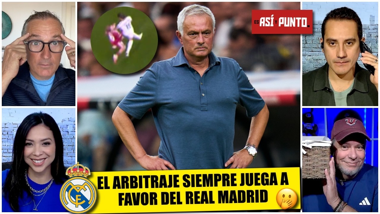 REAL MADRID NO TIENE MORAL para QUEJARSE del ARBITRAJE porque siempre LO AYUDAN | Es Así y Punto