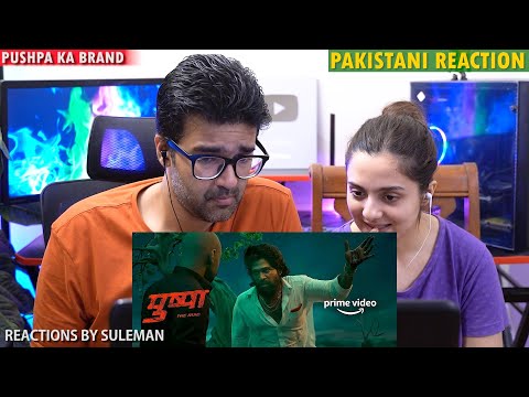 Pakistani Couple Reacts To Pushpa Best Dialogue | 'ये khoon ही है Mera Brand | Allu Arjun, Fahad F