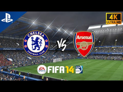 FIFA 14 (Chelsea vs. Arsenal) - PS4 [4K Ultra HD] Gameplay