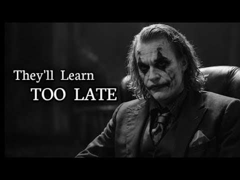 They'll Learn Too Late What You Were Worth