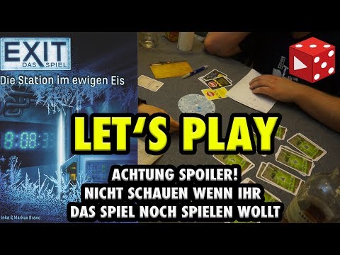 ACHTUNG SPOILER: Exit - Die Station im ewigen Eis - Let's Play (Inka & Markus Brand, Kosmos 2017)