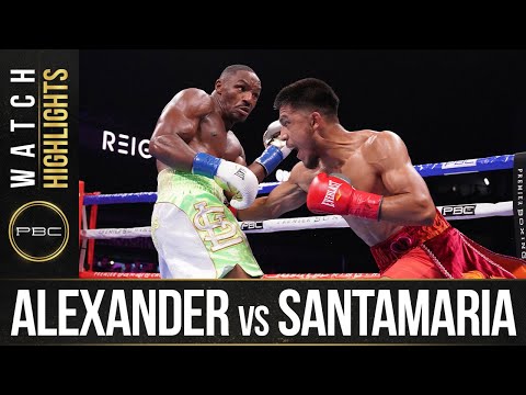 Alexander vs Santamaria HIGHLIGHTS: August 7, 2021 | PBC on FOX