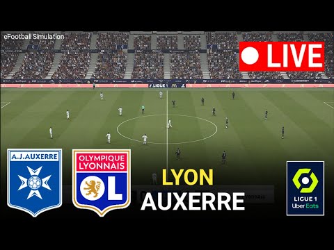 Match complet eFootball PES 21 | Simulation vidéo Auxerre vs Lyon | Ligue 1 2025/26 |