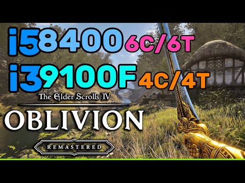 Oblivion Remastered | i5-8400 vs i3-9100F + RTX 2060 12GB | Test Comparison (1080p)