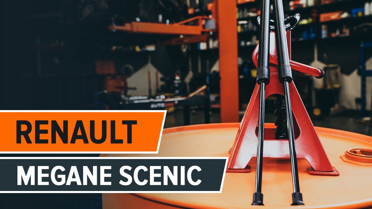 Cómo cambiar: amortiguador de maletero - Renault Megane Scenic | Guía de sustitución