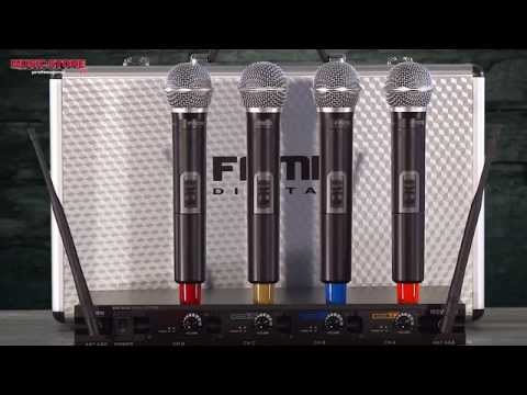 Fame MSW 4/1 MKII Quad Mikrofon Vocal Drahtlos System