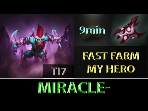 Miracle- [Huskar] Fast Farm ► My Signature Hero ► Dota 2 TI7