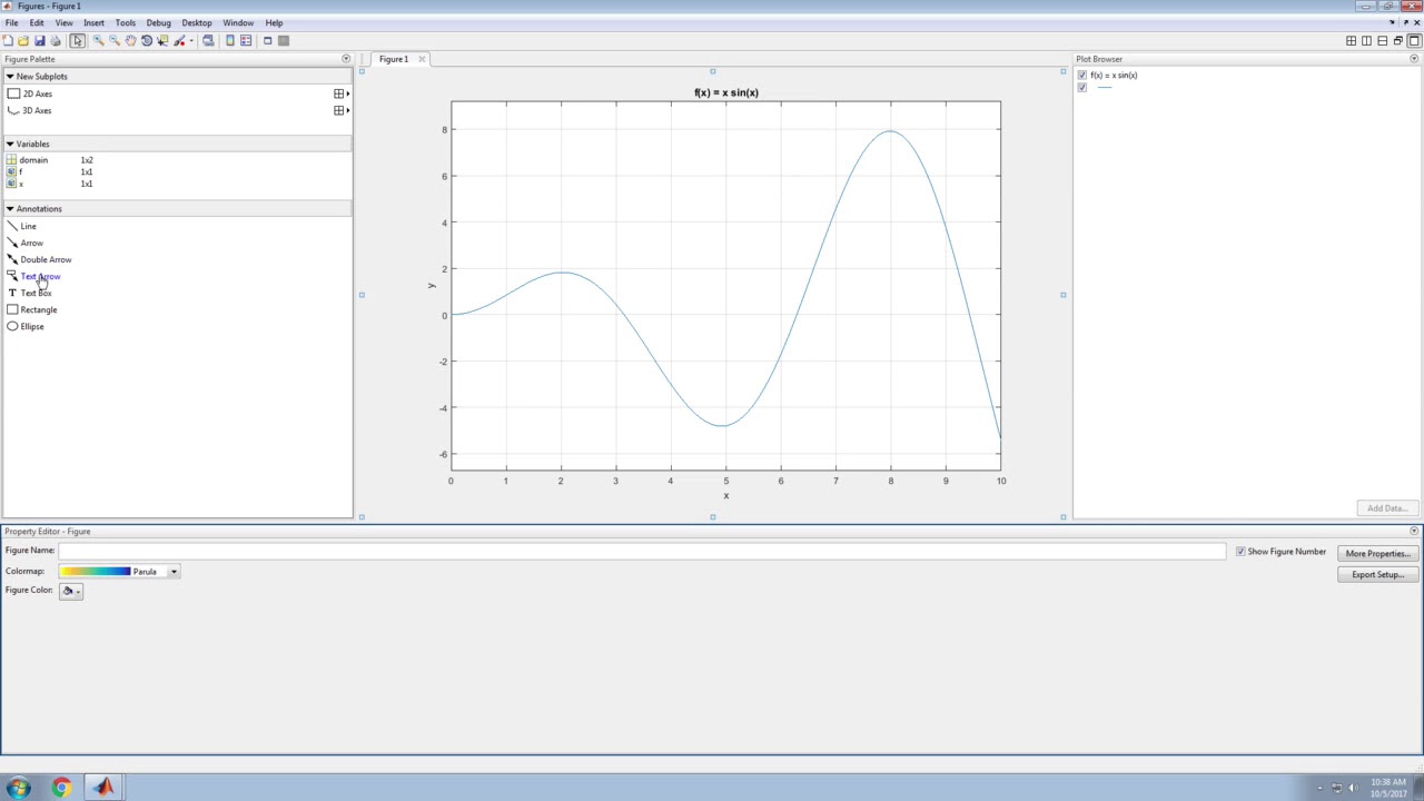Annotating a Figure in MATLAB