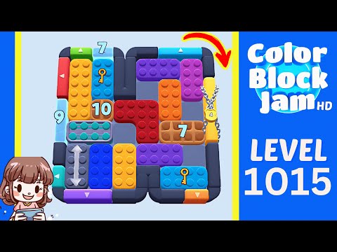 Color Block Jam Level 1015 Solution Walkthrough