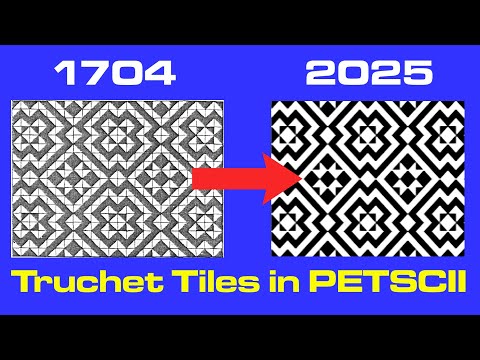 Truchet Tiles in PETSCII: Commodore 64