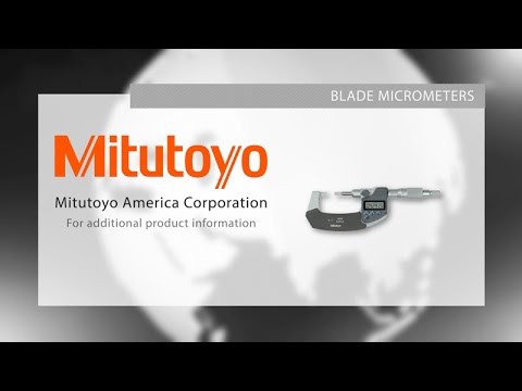 Mitutoyo Blade Micrometers