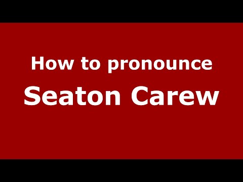 How to pronounce Seaton Carew (English/UK) - PronounceNames.com
