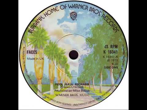 UK New Entry 1973 (238a) Faces - Pool Hall Richard