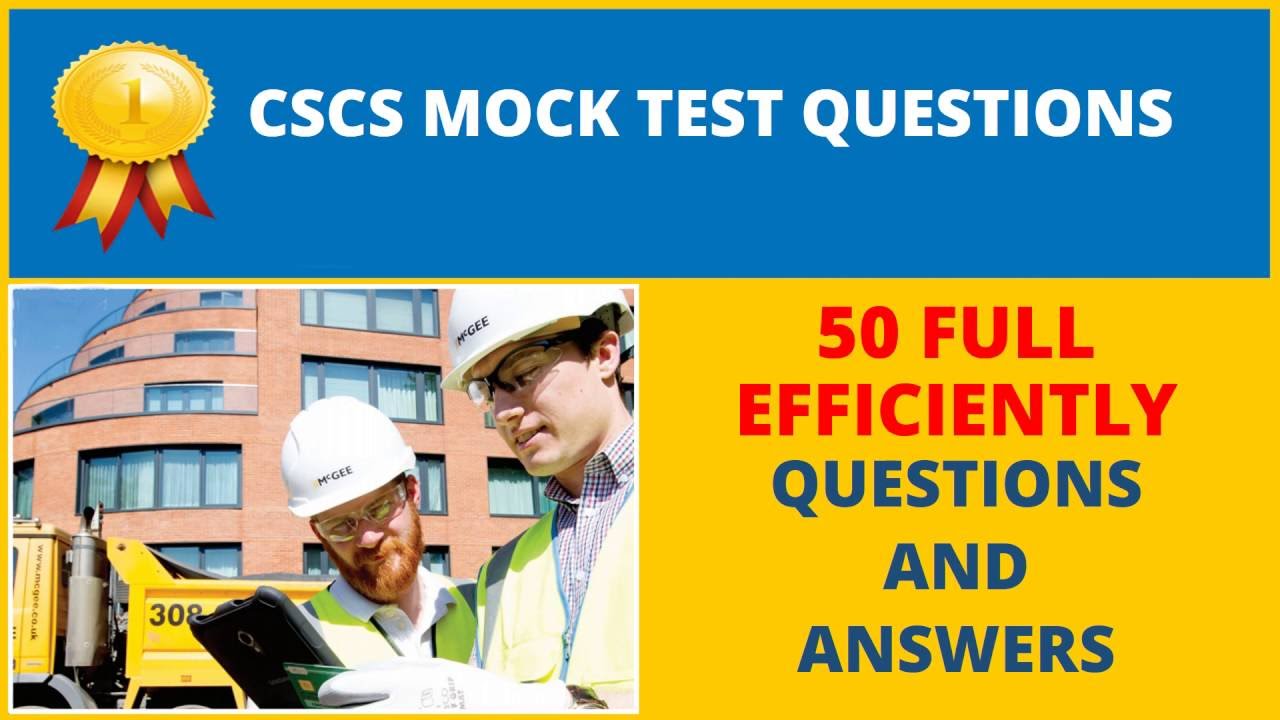 CSCS Test - Full 50 EFFICIENTLY Questions and Answers