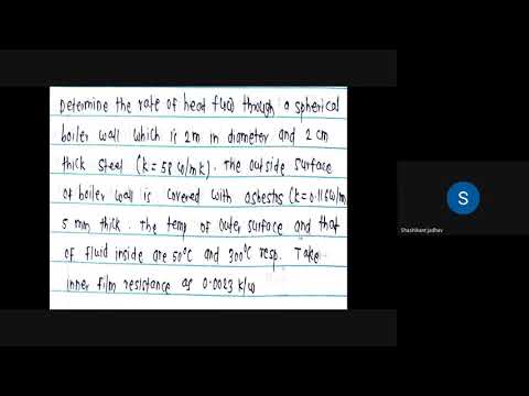 L19 Problem on heat conduction through Composite sphere & Insulation