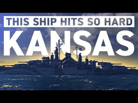 KANSAS hits SO HARD in World of Warships Legends