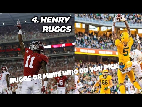 Philadelphia Eagles | Henry Ruggs or Denzel Mims Who Do You Pick ? For Me Mims All Day