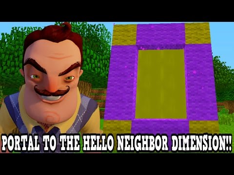 Insane Minecraft Portal to Neighbor Dimension!