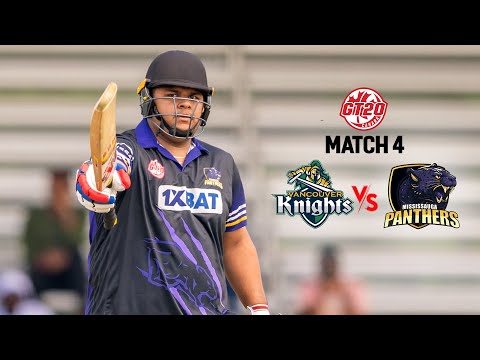 GT20 Canada Season 3 | Match - 4 Highlights | Vancouver Knights vs Mississauga Panthers