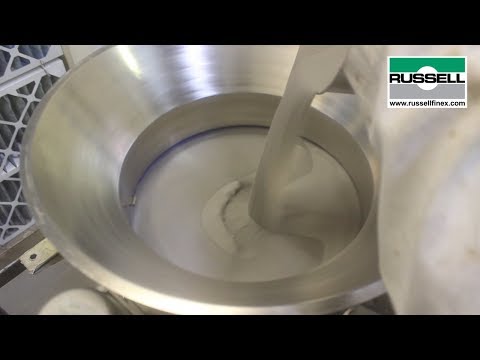 Screening titanium powder - industrial vibrating sieve