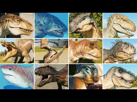 ALL DINOSAURS - Jurassic World Evolution 3