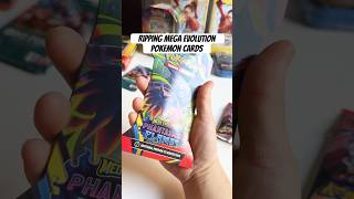 Ripping Mega Evolution Pokemon cards #pokemonchannel #pokemon #pokemoncards #pokemontcg #charizard