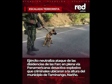Ejército frustra acometida de las disidencias Farc en la vía Panamericana: tensión en Nariño
