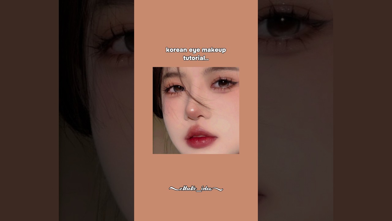 chinese eye makeup tutorial🤎🤍🩷 #love #korean #eyemakeup #tutorial