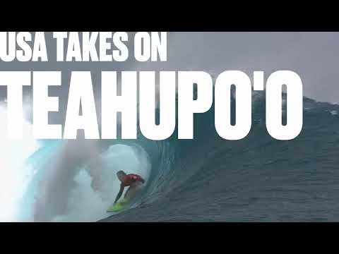 USA TAKES ON TEAHUPO’O At The SHISEIDO Tahiti Pro pres by Outerknown