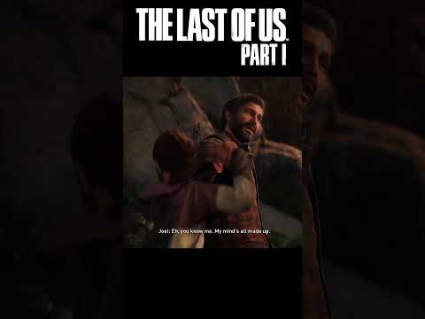 Joel makes up his mind, cause he cares for Ellie - The Last of Us Part 1 PC #shorts