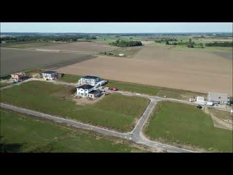 Drohnenaufnahme von unserem Neubaugebiet in Bahrdorf