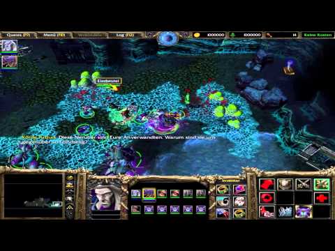 Let's Play WarCraft III Part 56 - Hinein in die Schattengespinst-Höhlen