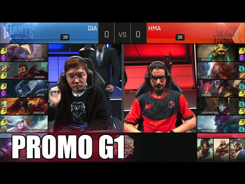 GIANTS vs Huma | Game 1 S6 EU LCS Summer 2016 Promotion Tournament | GIA vs HMA G1 1080p