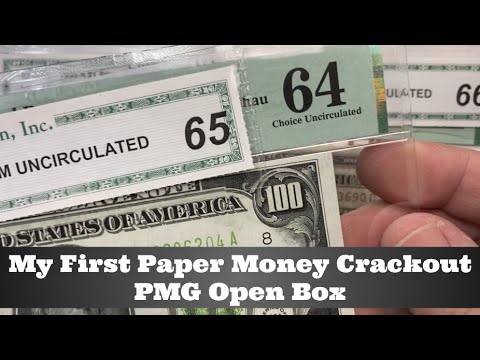 PMG Open Box - My First Paper Money Crackout - CGA to PMG