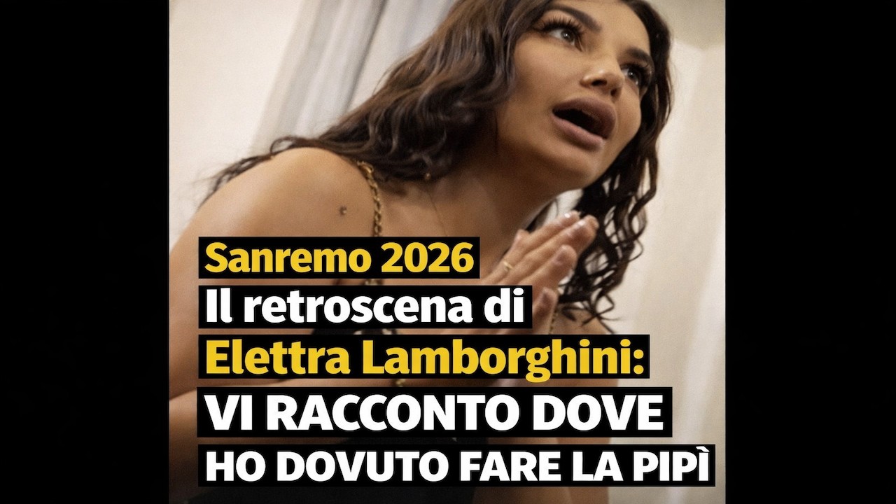 🎤😳 SANREMO NON FINISCE MAI: ELETTRA LAMBORGHINI CONFESSA TUTTO E IL WEB ESPLODE