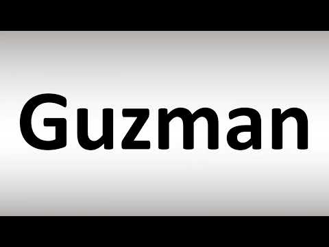 How to Pronounce Guzman