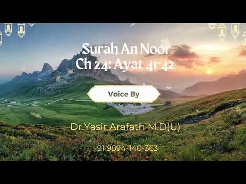 Surah An Noor Ch 24 Ayat 41 To 42 Allah ki Tasbeh