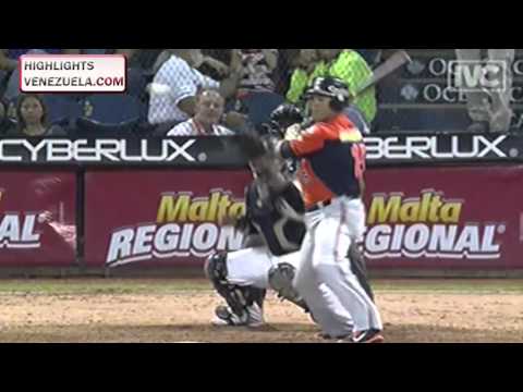 Highlights LVBP 14/11/2015 - Leones del Caracas vs Caribes de Anzoátegui