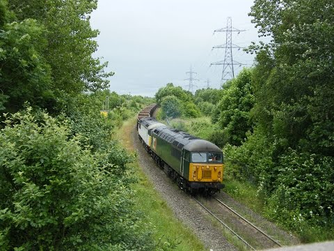 DCR Scrap 56103 & 56303 working 6Z34 Chaddesden to Tyne Dock