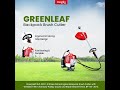 Greenleaf 2HP 43CC 4 Stroke Petrol Engine Backpack Brush Cutter with Weeder/Tiller Chainsaw Paddy Guard and Blade Attachments, BP-GX-35TA