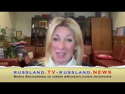 Maria Sacharowa in ihrem wöchentlichen Interview