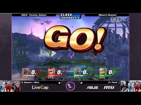 EGLX - Nysarc + Zhao vs Z + Fwed - Smash 4 Wii U