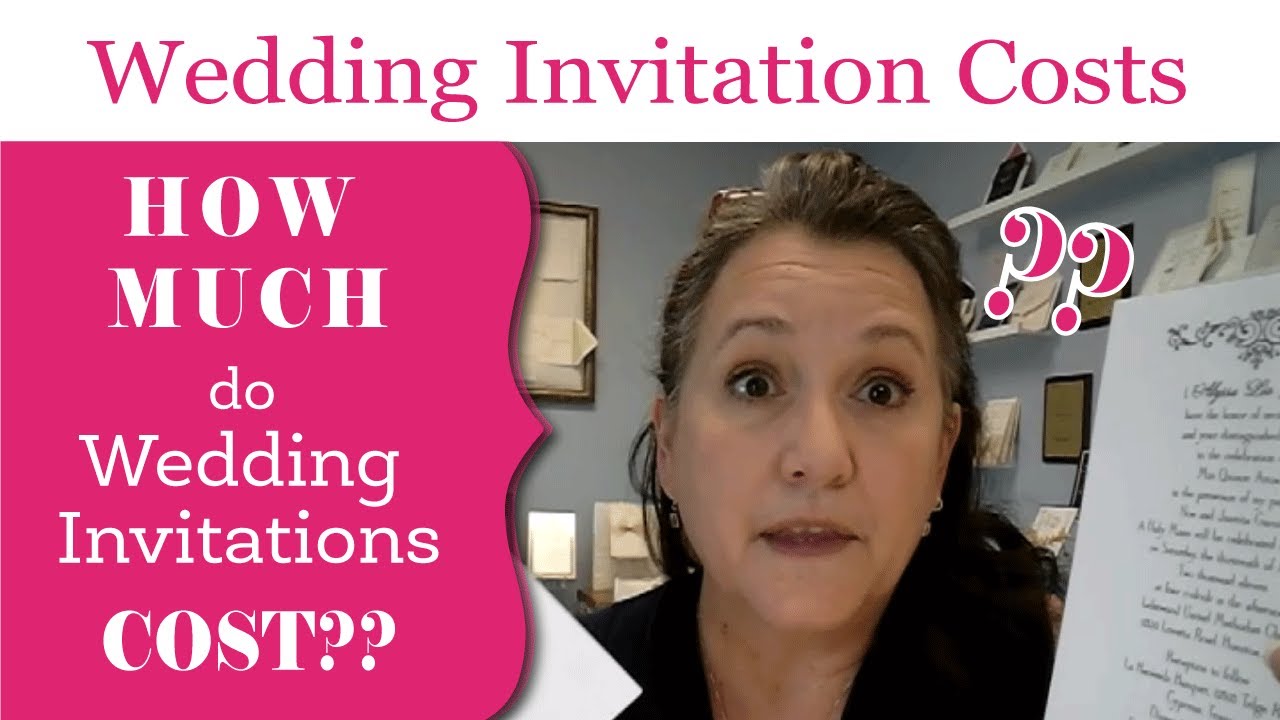 How Much do Wedding Invitations Cost? - Wedding Invitation Pro Answers